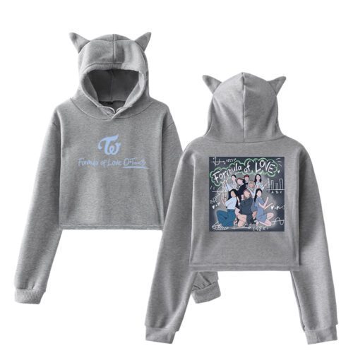 Twice Formula of Love Cropped Hoodie #2