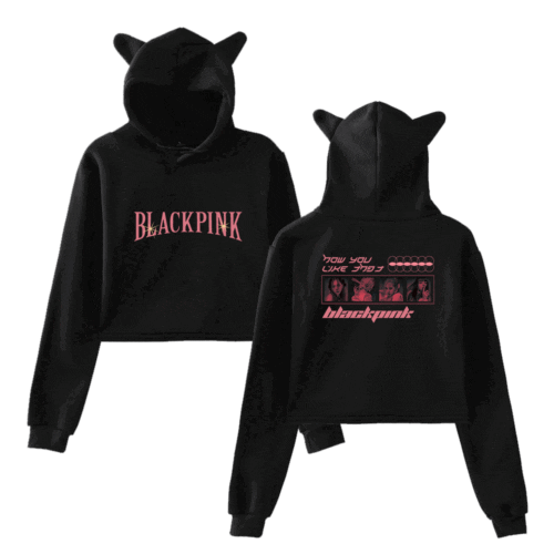 Blackpink Cropped Hoodie #34