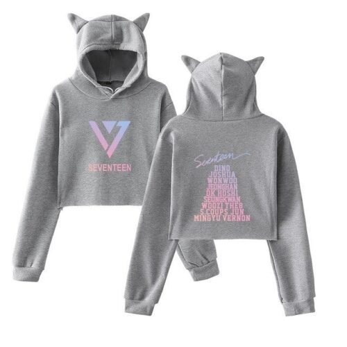 Seventeen Cropped Hoodie #2