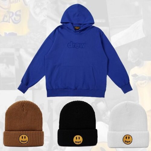 Drew Blue Hoodie + Beanie + FREE Socks