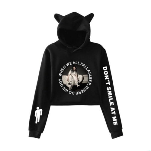 Billie Eilish Cropped Hoodie #1