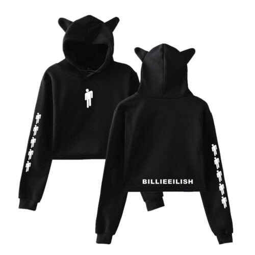 Billie Eilish Cropped Hoodie #3