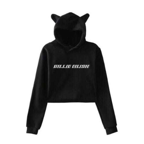 Billie Eilish Cropped Hoodie #4