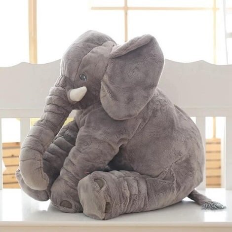 Plush Elephant Pillow #1 (P27)