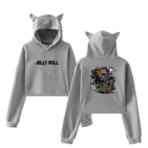 Jelly Roll Cropped Hoodie #3