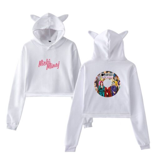 Nicki Minaj Cropped Hoodie #6